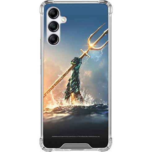 DC Comics Aquaman Movie Poster Trident Galaxy A15 5G Clear Case